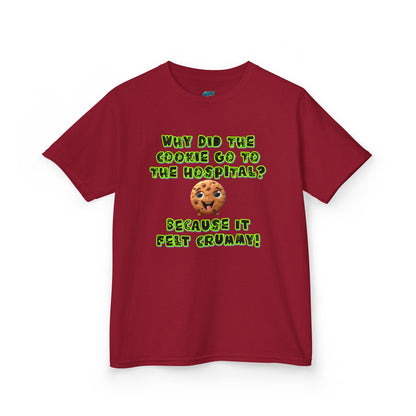 Cookie Joke Humor Boys' Heavy Cotton T-Shirt