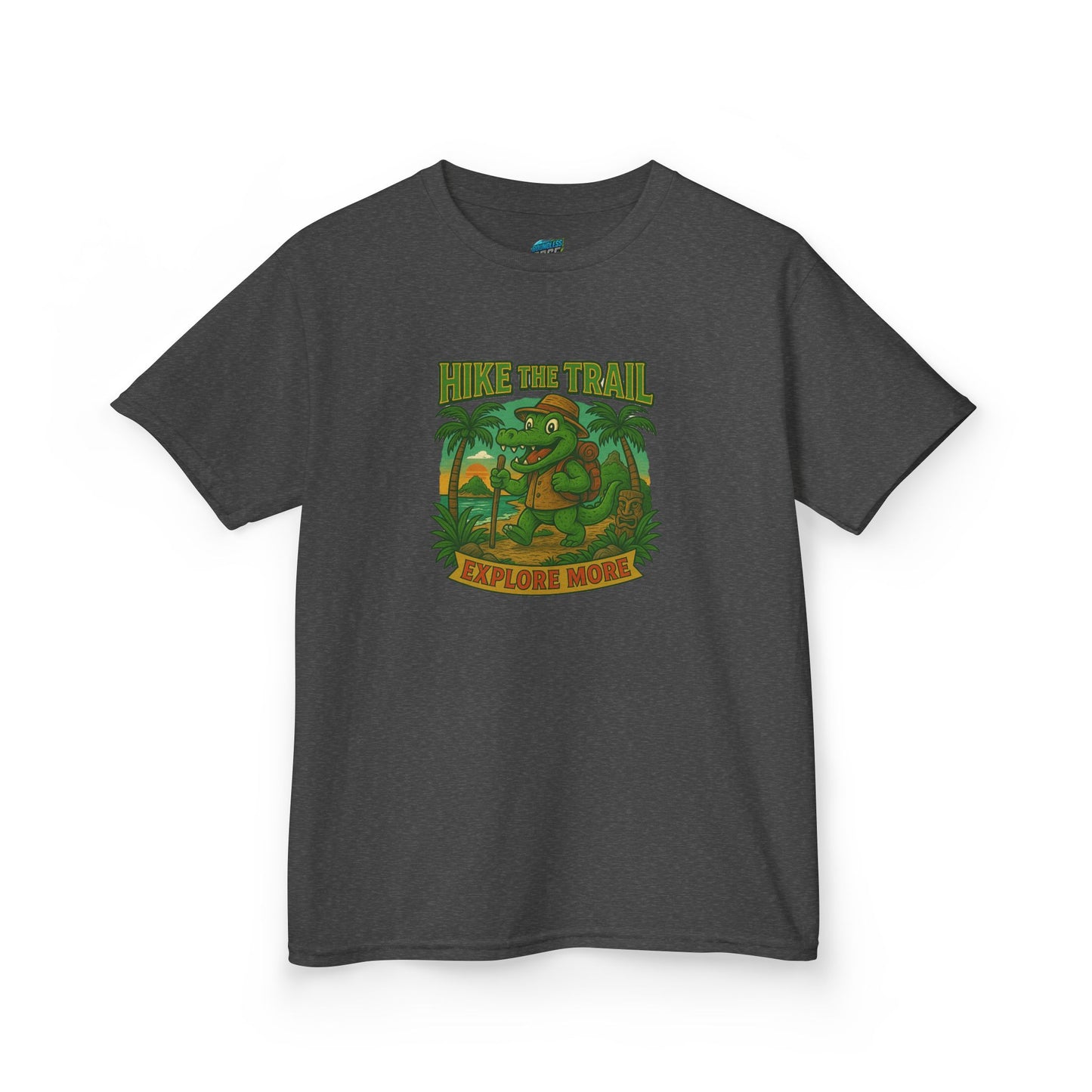 Hike the Trail Gator Hiking Boys' Heavy Cotton T-Shirt