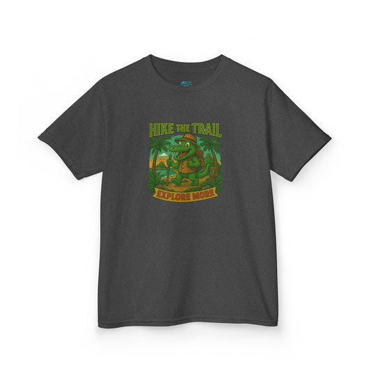 Hike the Trail Gator Hiking Boys' Heavy Cotton T-Shirt
