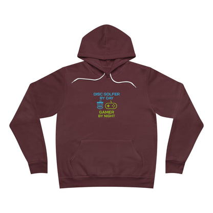 Disc Golfer by Day, Gamer by Night Disc Golf Women's Premium Hoodie Sweatshirt