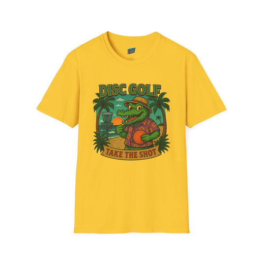 Take the Shot Disc Golf Gator Women's Basic T-Shirt