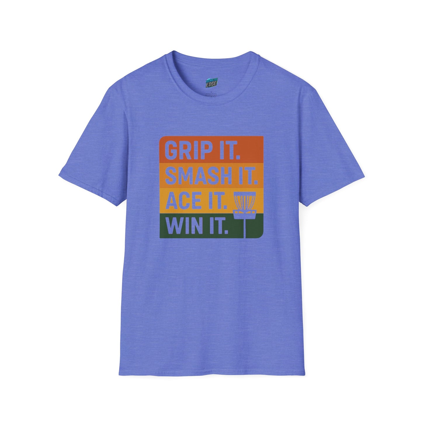 Grip it. Smash it. Ace it. Win it. Disc Golf Men's Basic T-Shirt