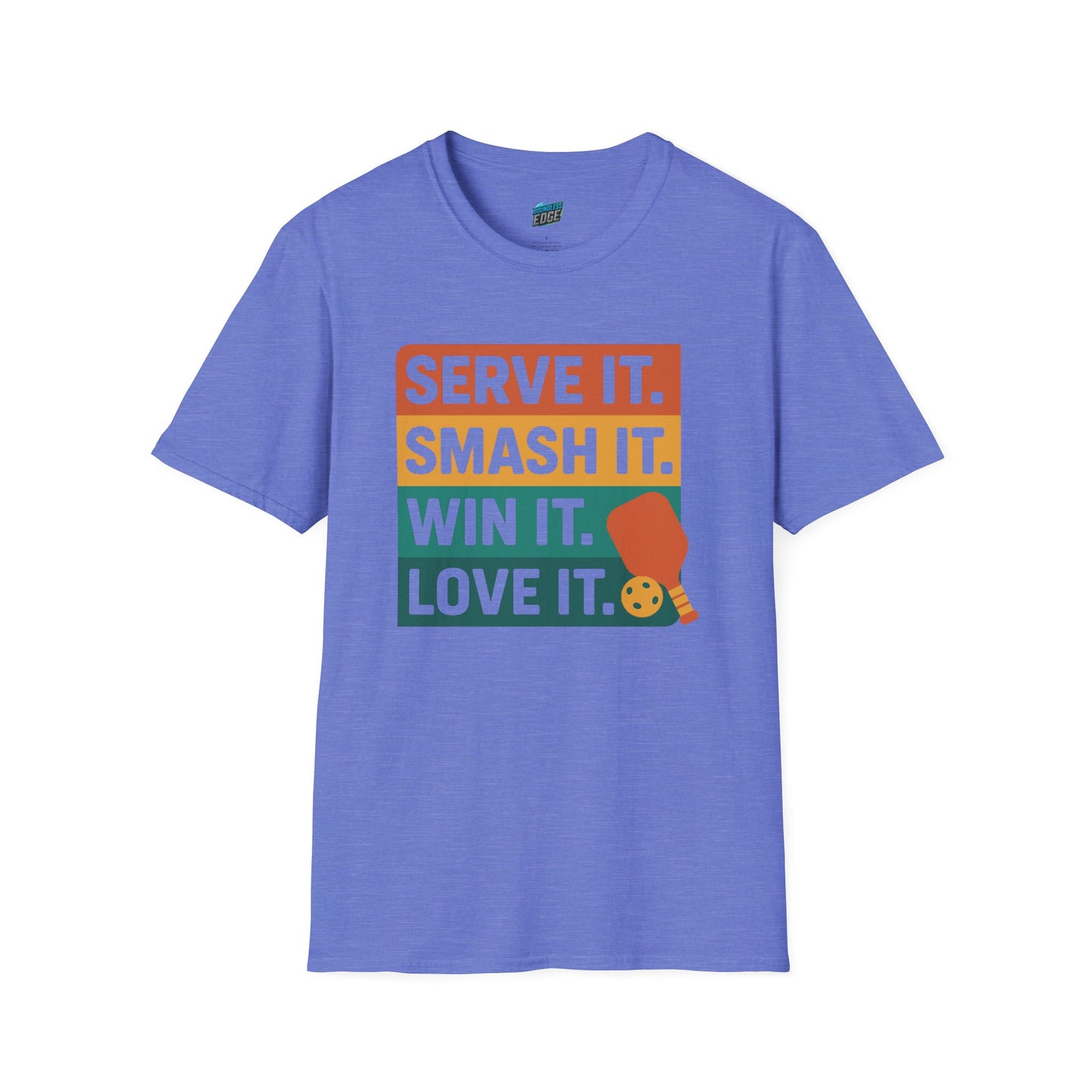 Serve it. Smash it. Win it. Love it. Pickleball Men's Basic T-Shirt