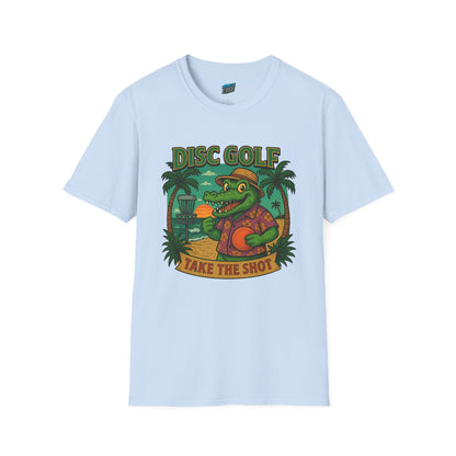 Take the Shot Disc Golf Gator Women's Basic T-Shirt