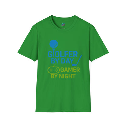 Golfer by Day, Gamer by Night Men's Basic T-Shirt