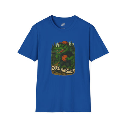 Take the Shot Disc Golf Gator Men's Basic T-Shirt