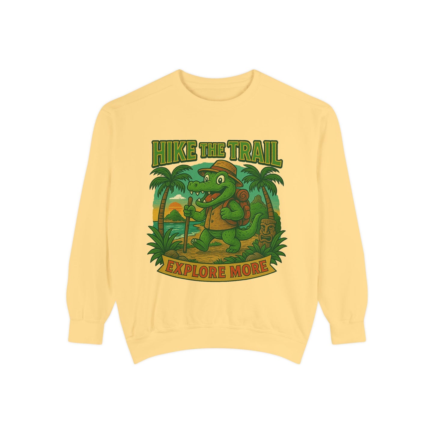 Hike the Trail Explore More Hiking Women's Premium Crewneck Sweatshirt