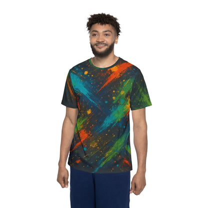 Spray Paint Design Disc Golf Men's Jersey Premium T-Shirt