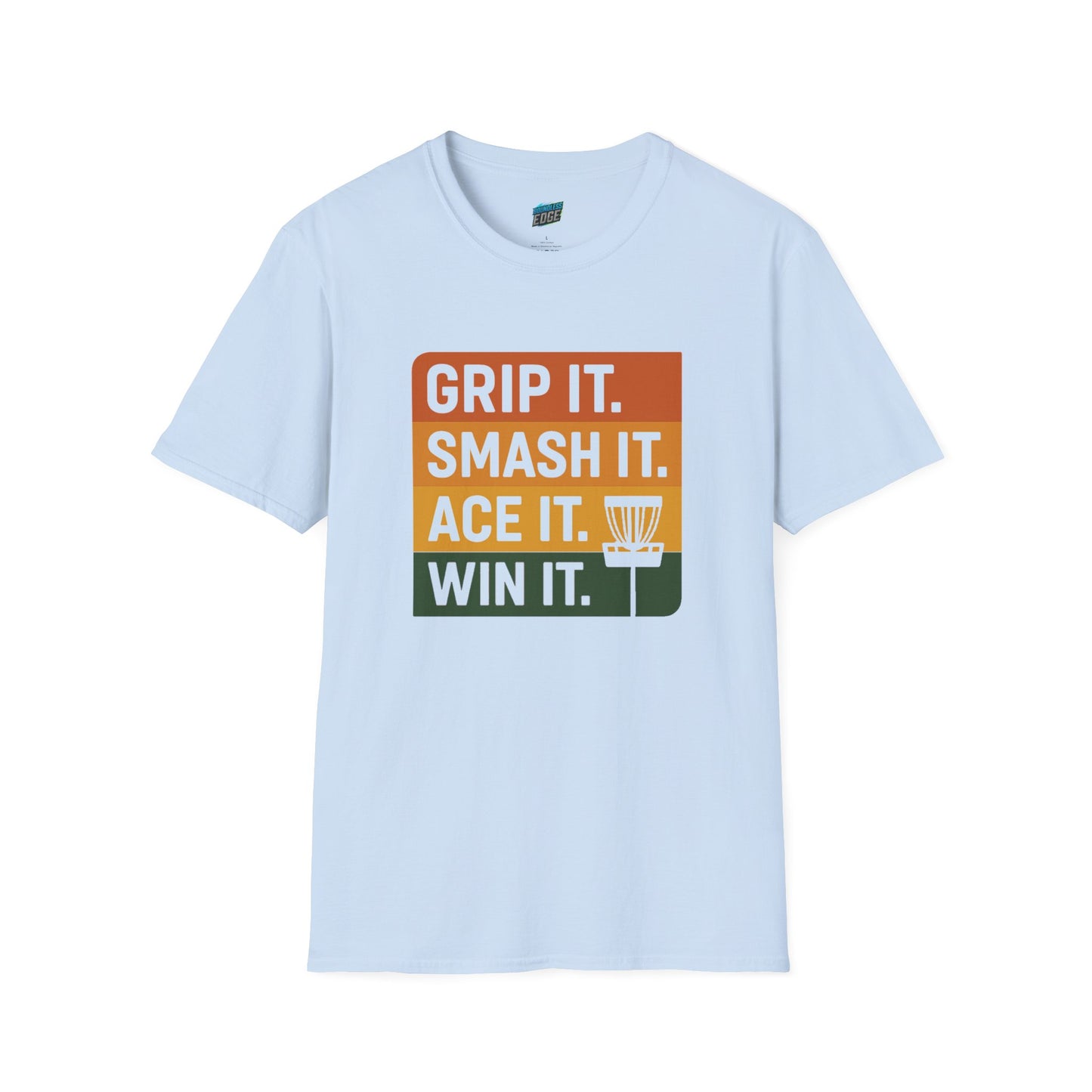 Grip it. Smash it. Ace it. Win it. Disc Golf Men's Basic T-Shirt
