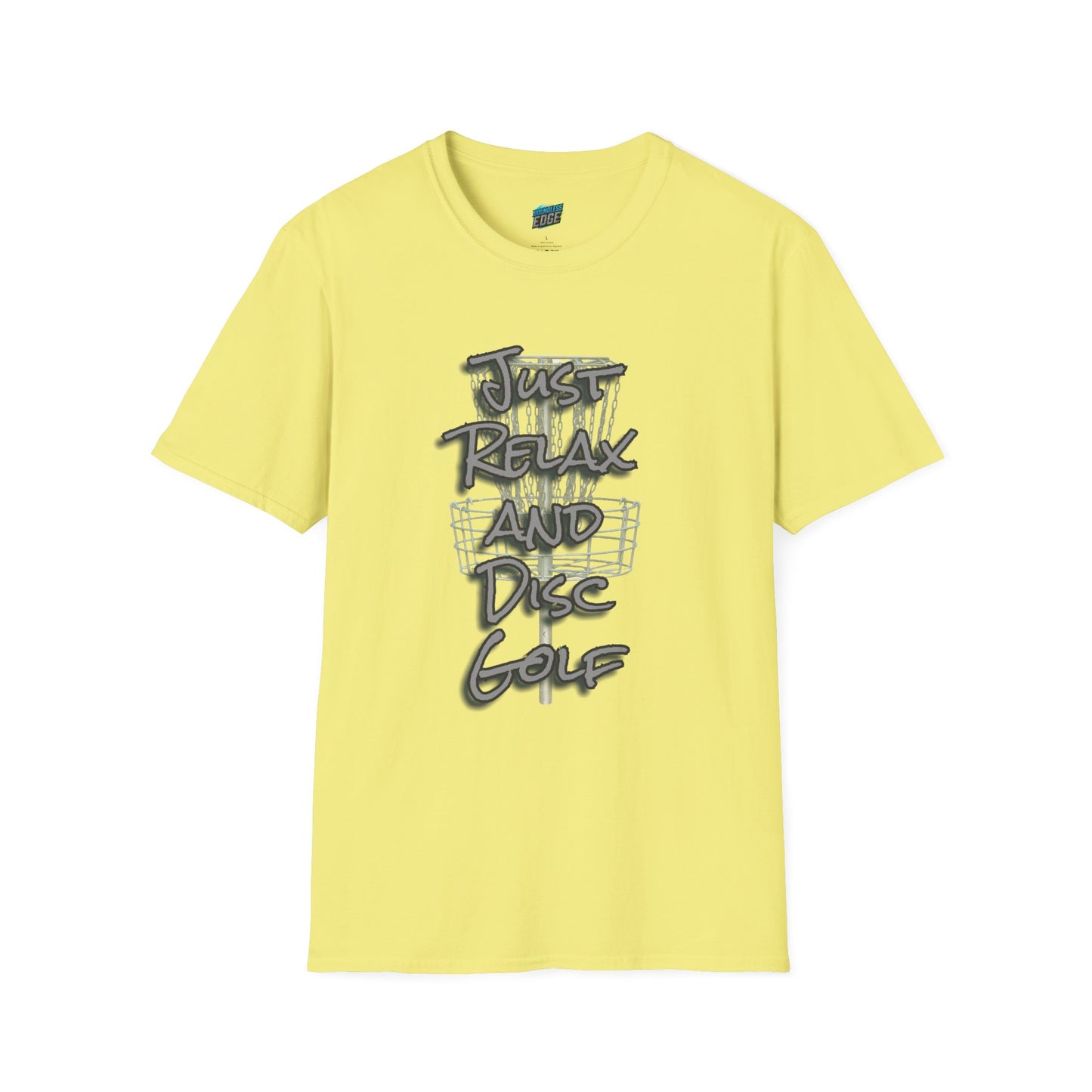 Just Relax and Disc Golf Humor Men's Basic Softstyle T-Shirt