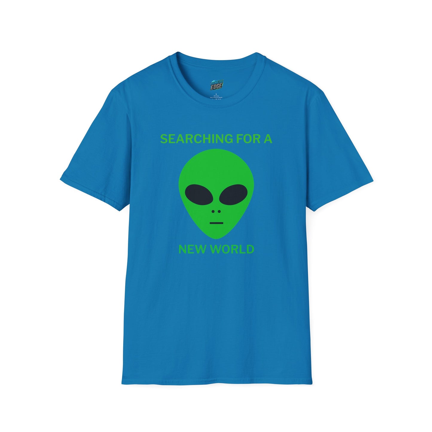 Alien Searching for a New World Humor Men's Basic Softstyle T-Shirt