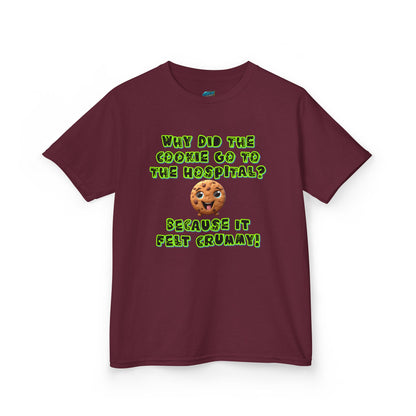 Cookie Joke Humor Boys' Heavy Cotton T-Shirt