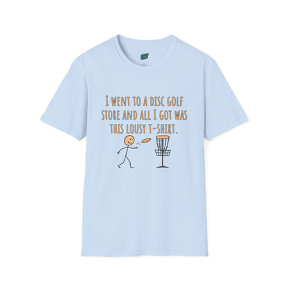 A Lousy T-Shirt Disc Golf Humor Men's Basic T-Shirt