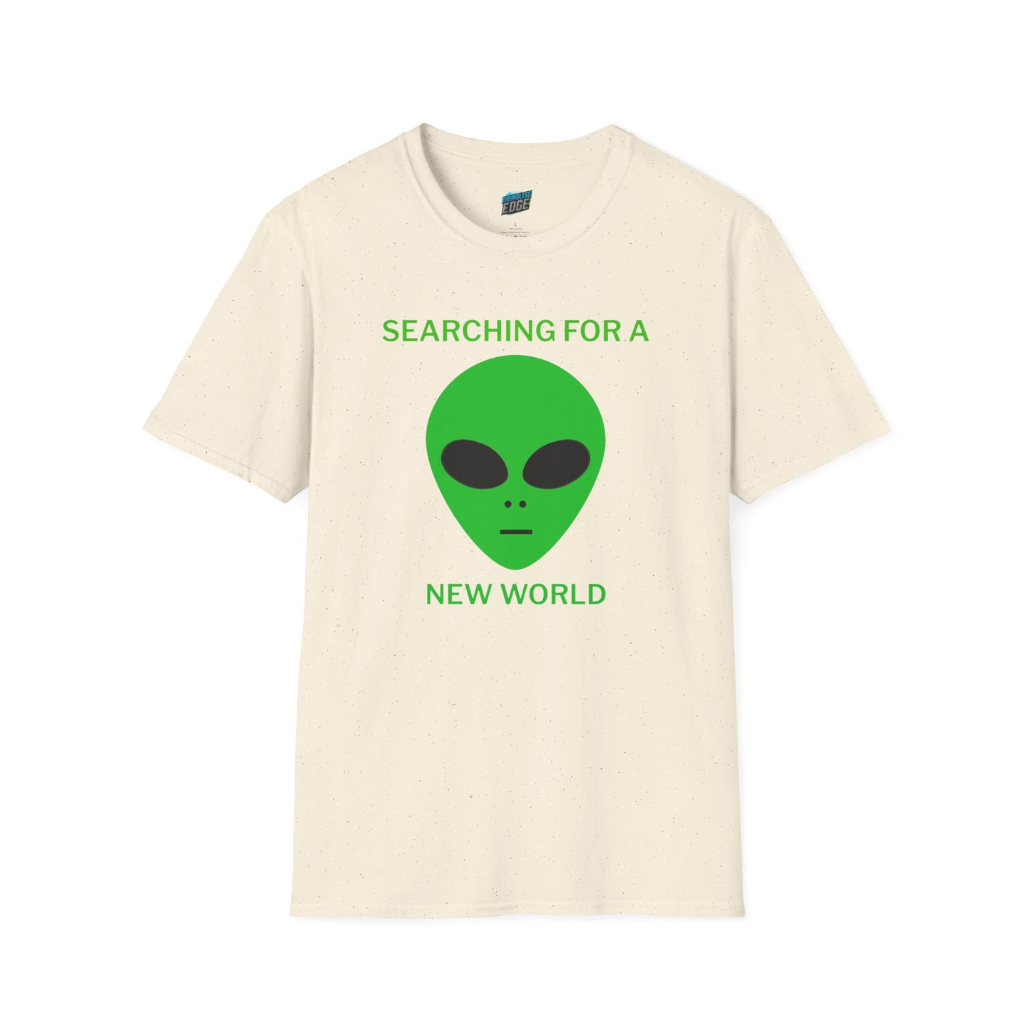 Alien Searching for a New World Humor Women's Basic Softstyle T-Shirt