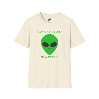 Alien Searching for a New World Humor Women's Basic Softstyle T-Shirt
