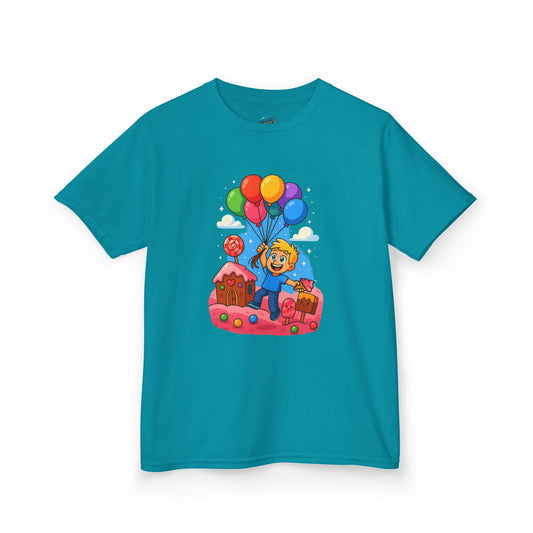 Candyland Lift-Off Playing with Danger Boys' Heavy Cotton T-Shirt