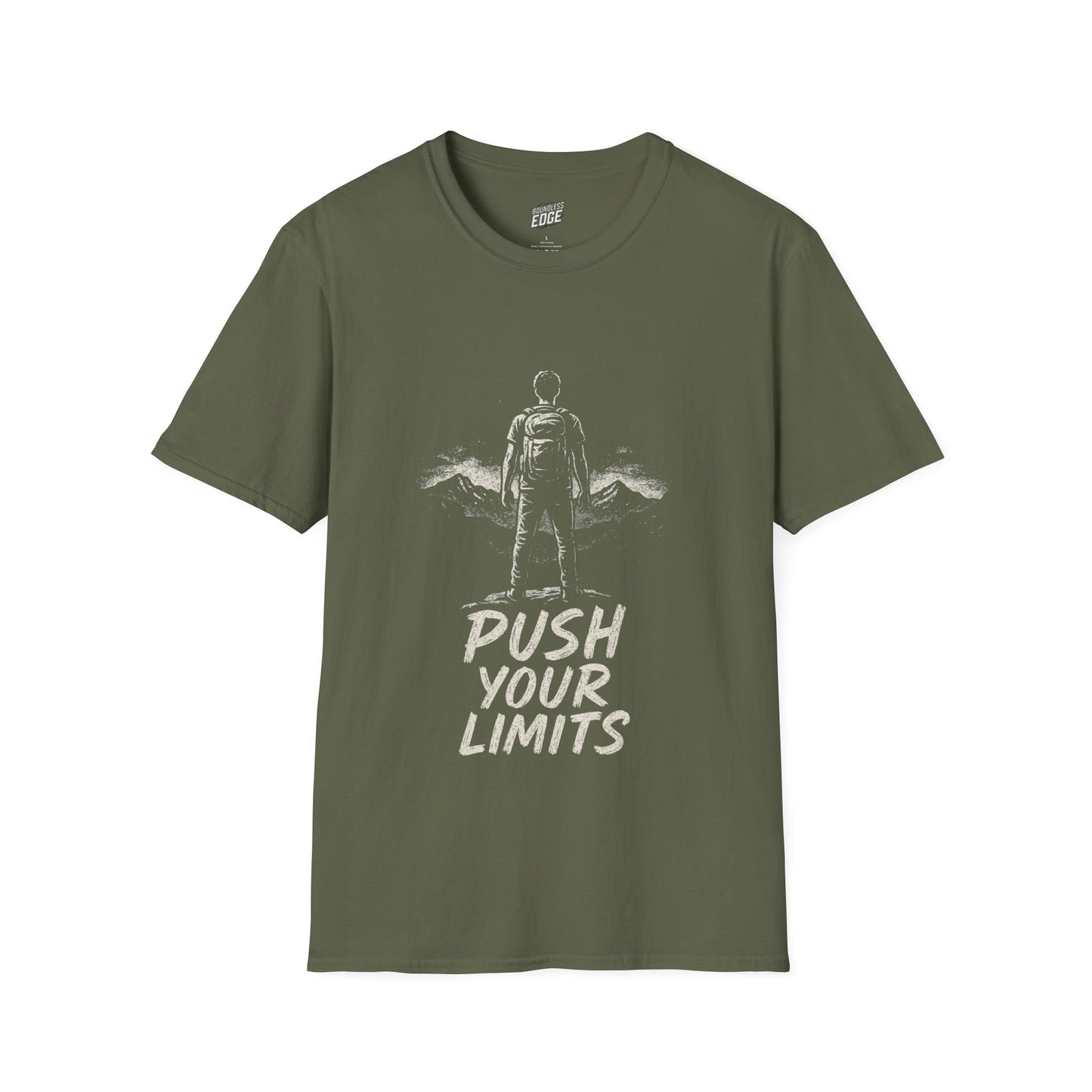 Summit Edition Push Your Limits Hiking Men's Basic T-Shirt