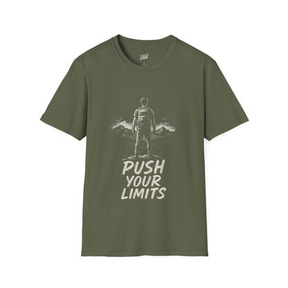 Summit Edition Push Your Limits Hiking Men's Basic T-Shirt