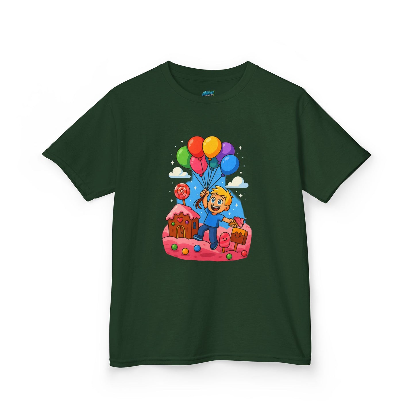 Candyland Lift-Off Playing with Danger Boys' Heavy Cotton T-Shirt