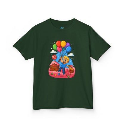 Candyland Lift-Off Playing with Danger Boys' Heavy Cotton T-Shirt