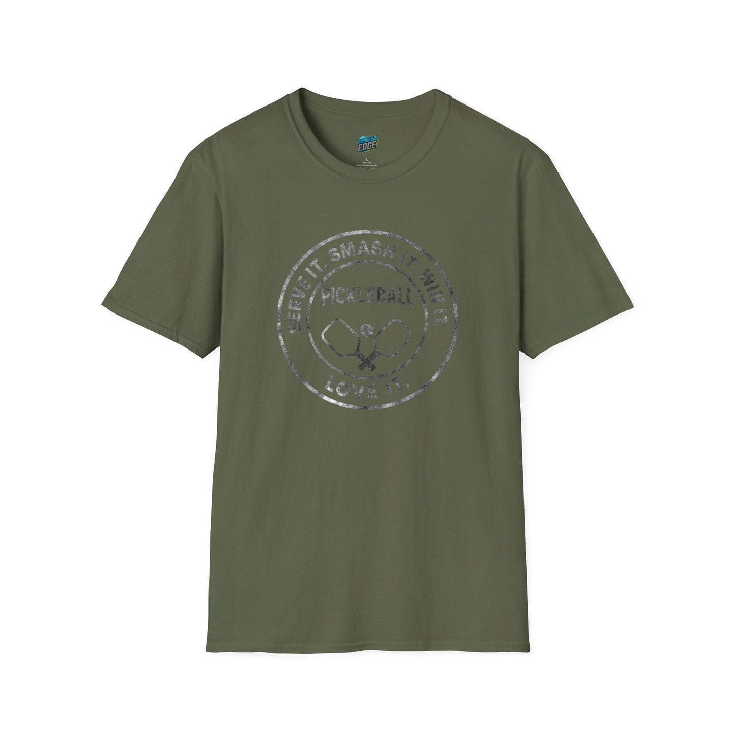 Serve it. Smash it. Win it. Love it. Pickleball Men's Basic T-Shirt