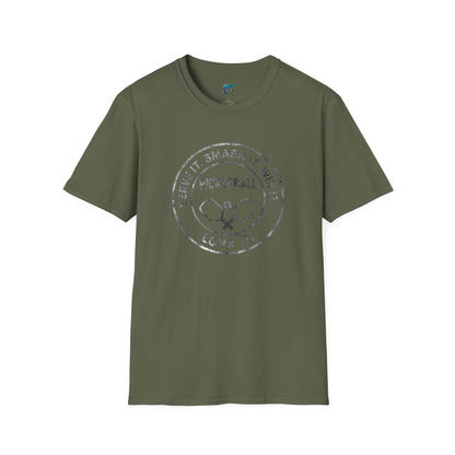 Serve it. Smash it. Win it. Love it. Pickleball Men's Basic T-Shirt