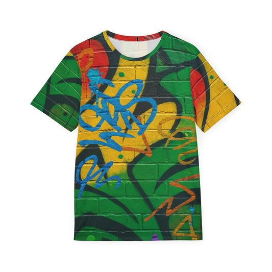 Good Vibes Graffiti Wall Men's Jersey Premium T-Shirt