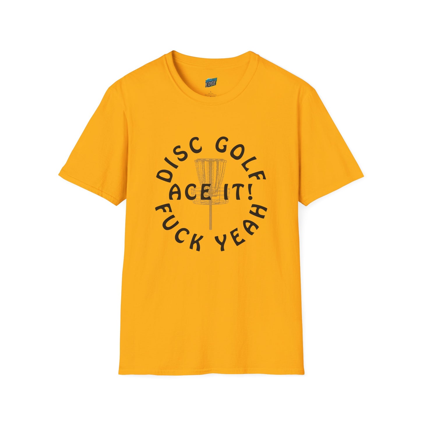 Disc Golf F*** Yeah Adult Humor Men's Basic Softstyle T-Shirt