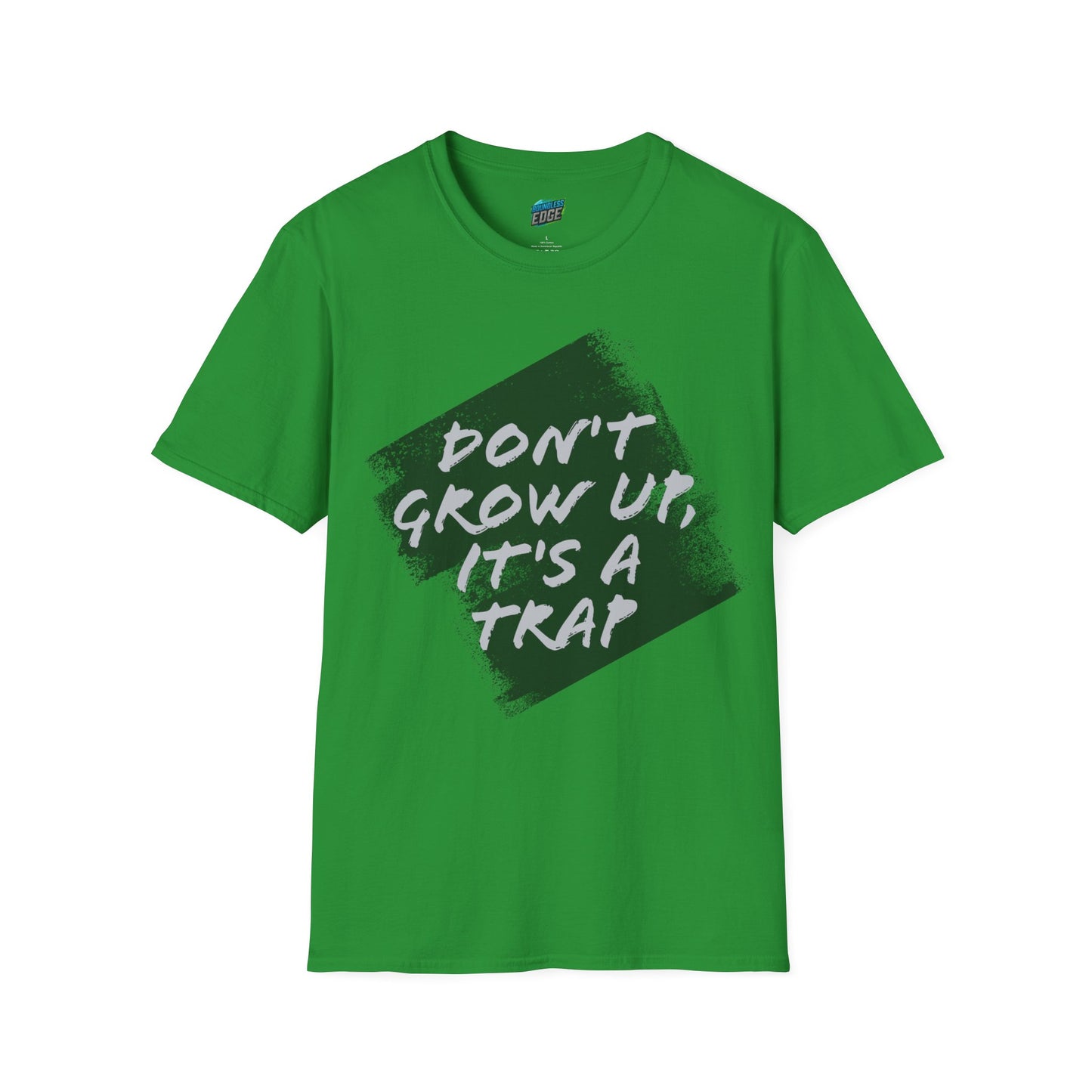 Don't grow up, it's a trap Humor Men's Basic Softstyle T-Shirt