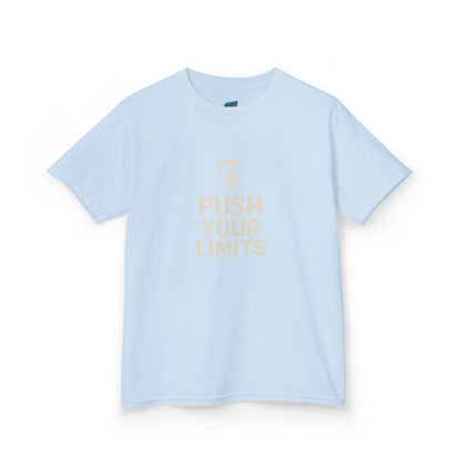 Push Your Limits Disc Golf Boys' Heavy Cotton T-Shirt