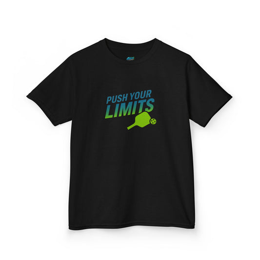 Push Your Limits Pickleball Boys' Heavy Cotton T-Shirt