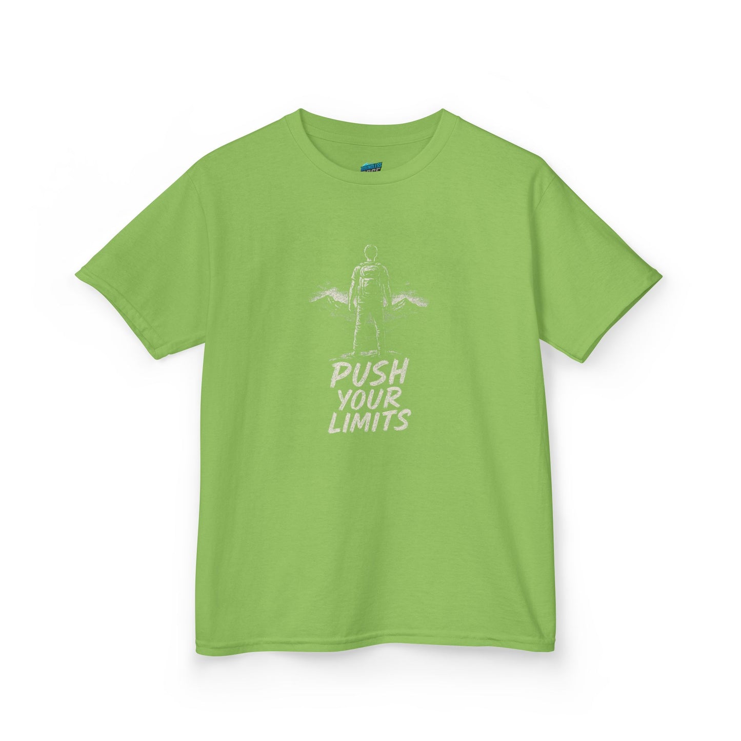 Push Your Limits Hiking Boys' Heavy Cotton T-Shirt