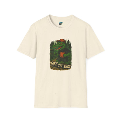 Take the Shot Disc Golf Gator Women's Basic T-Shirt