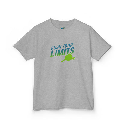 Push Your Limits Pickleball Girls' Heavy Cotton T-Shirt