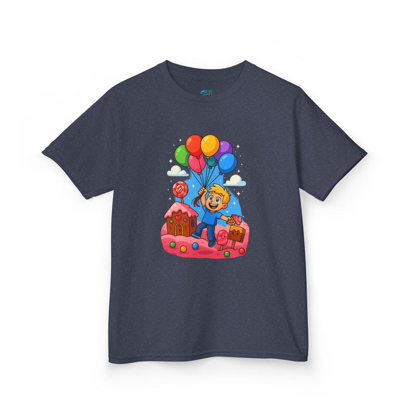 Candyland Lift-Off Playing with Danger Boys' Heavy Cotton T-Shirt