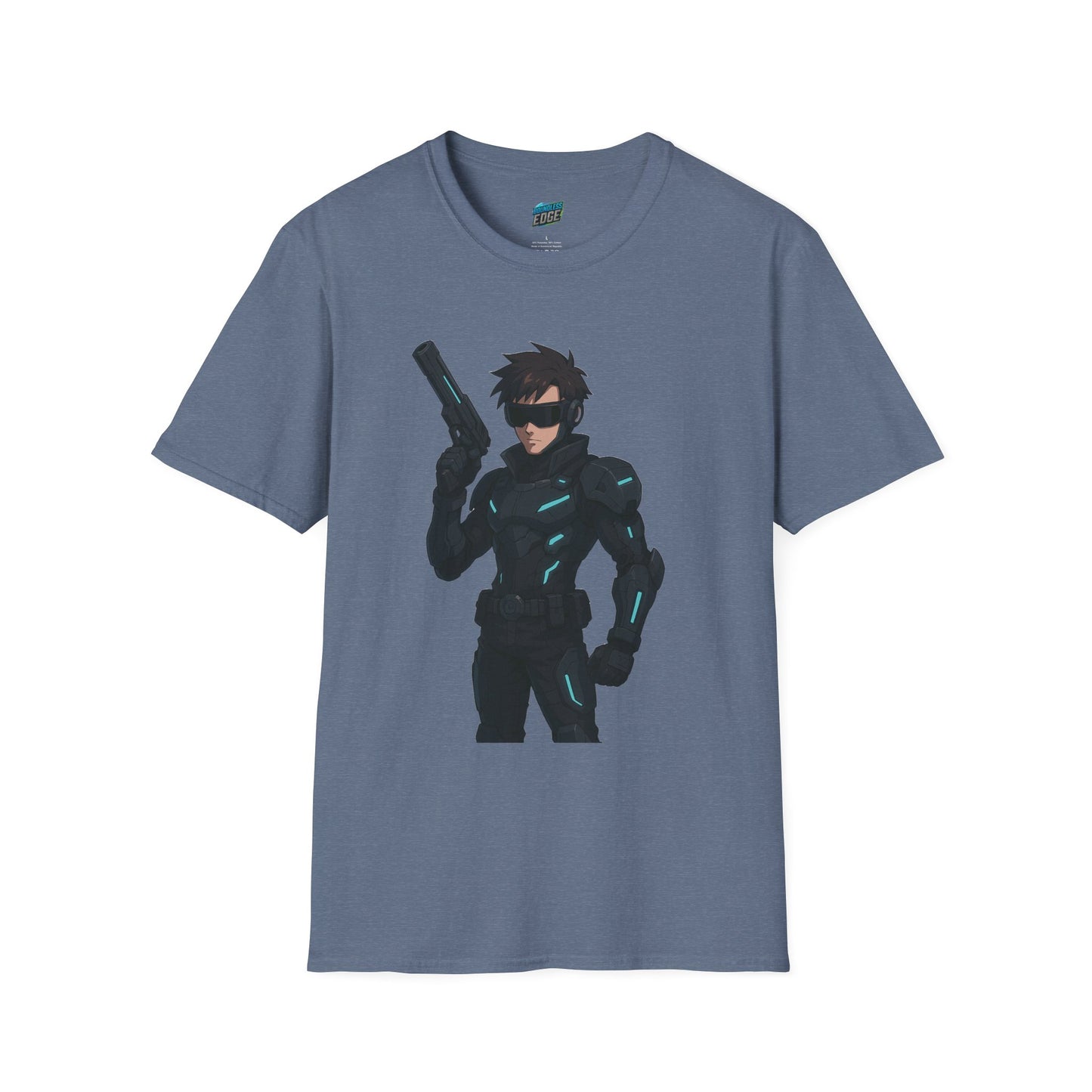 Cyber Agent Anime Men's Basic T-Shirt