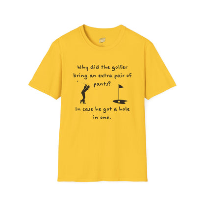 Hole in One Golf Humor Men's Basic T-Shirt