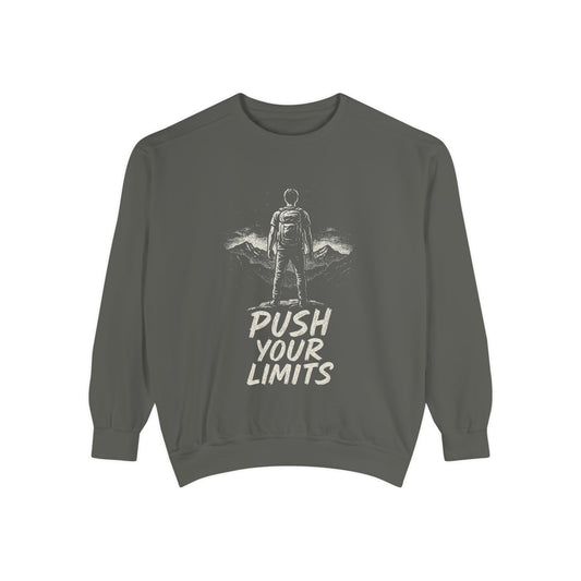 Summit Edition Push Your Limits Hiking Women's Premium Crewneck Sweatshirt