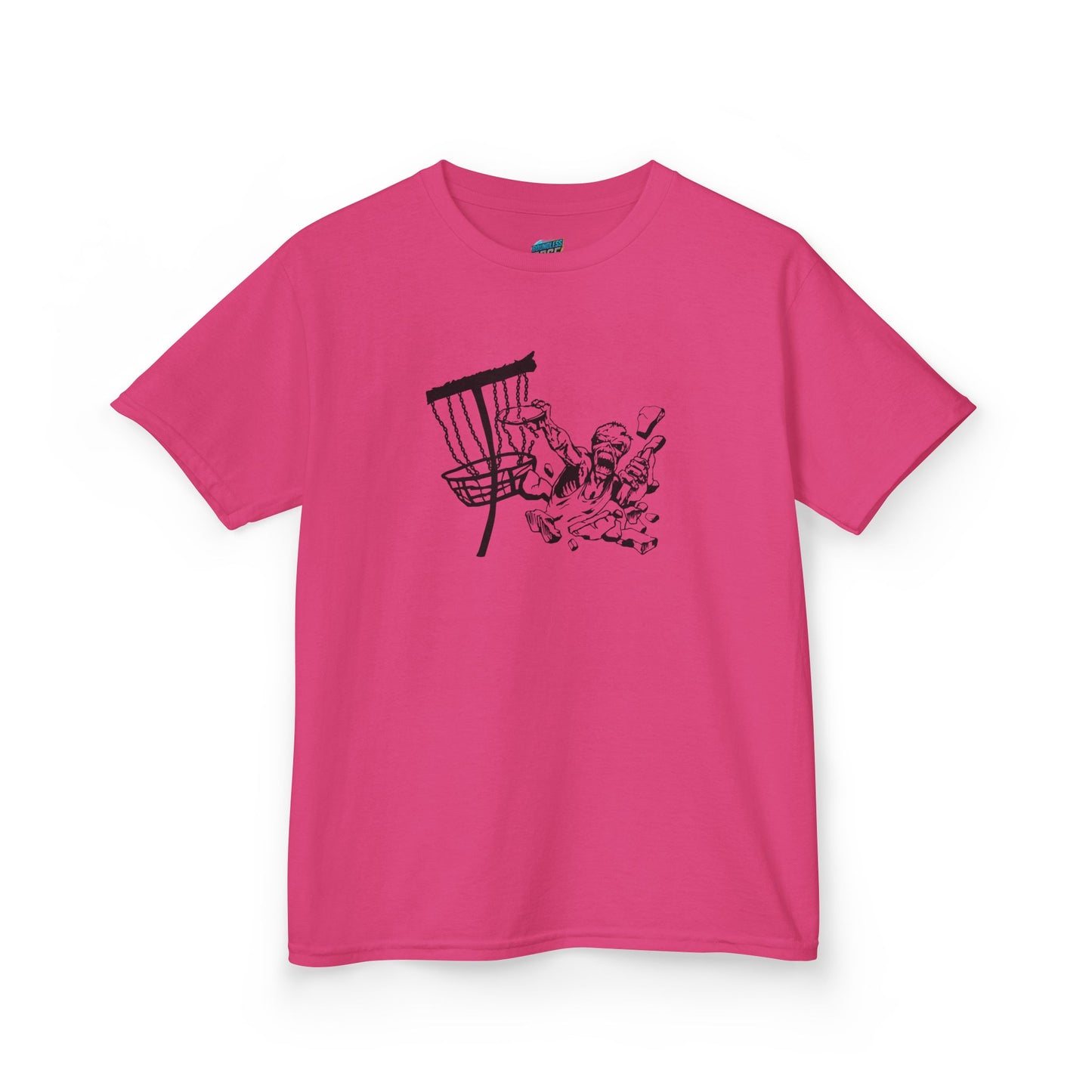 Putting Zombie Disc Golf Girls' Heavy Cotton T-Shirt