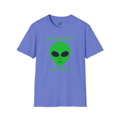Alien Searching for a New World Humor Women's Basic Softstyle T-Shirt