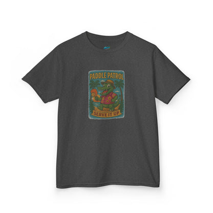 Paddle Patrol Gator Pickleball Girls' Heavy Cotton T-Shirt