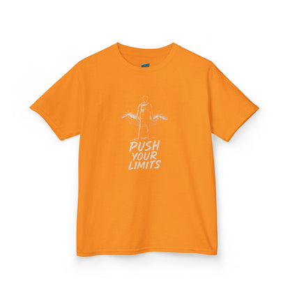 Push Your Limits Hiking Boys' Heavy Cotton T-Shirt