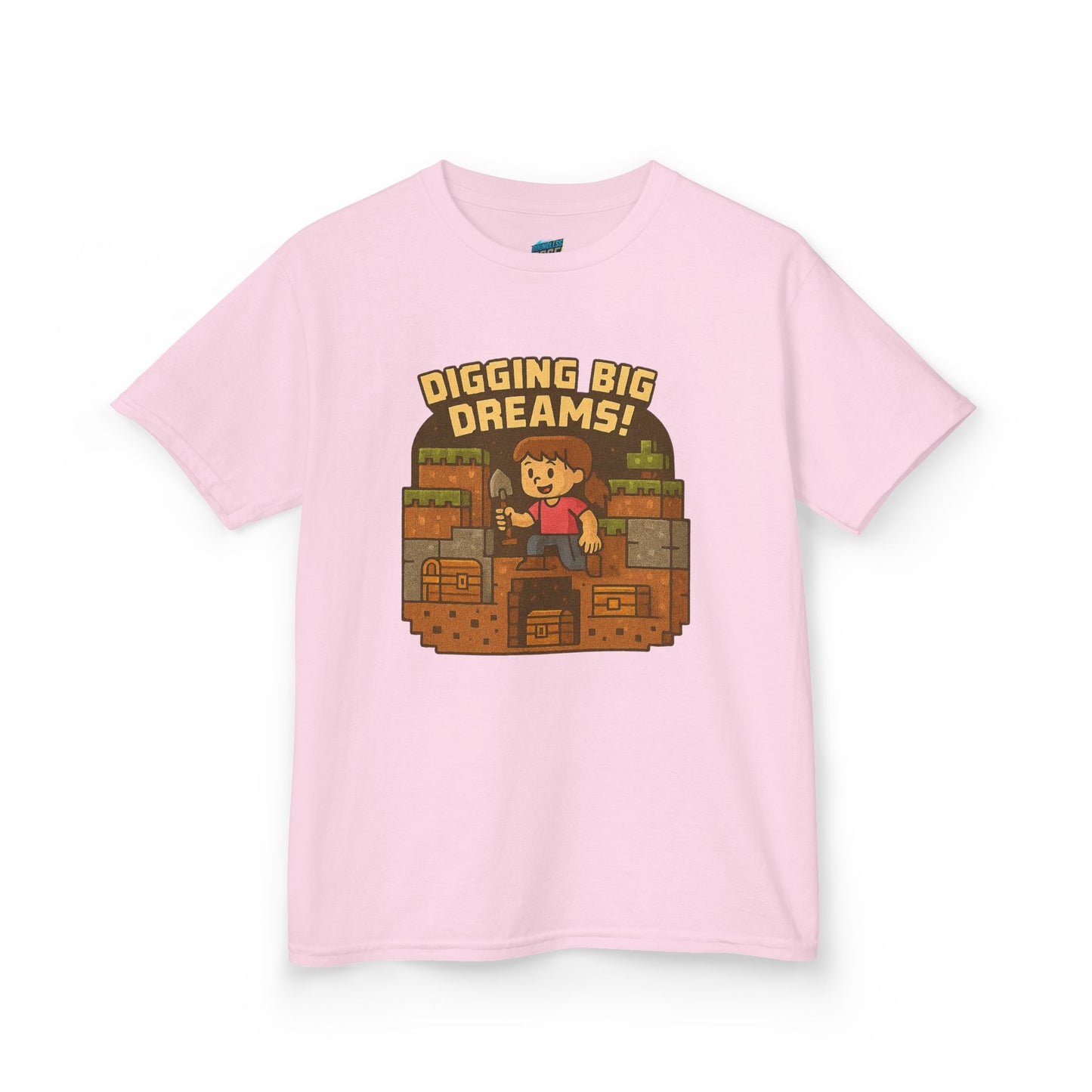 Digging Big Dreams Playing with Danger Girls' Heavy Cotton T-Shirt