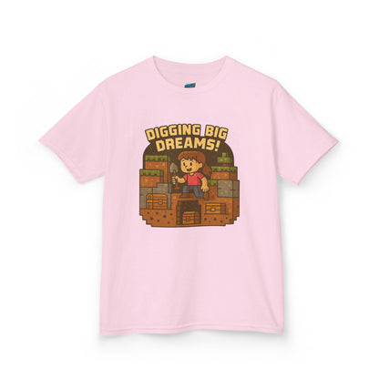 Digging Big Dreams Playing with Danger Girls' Heavy Cotton T-Shirt