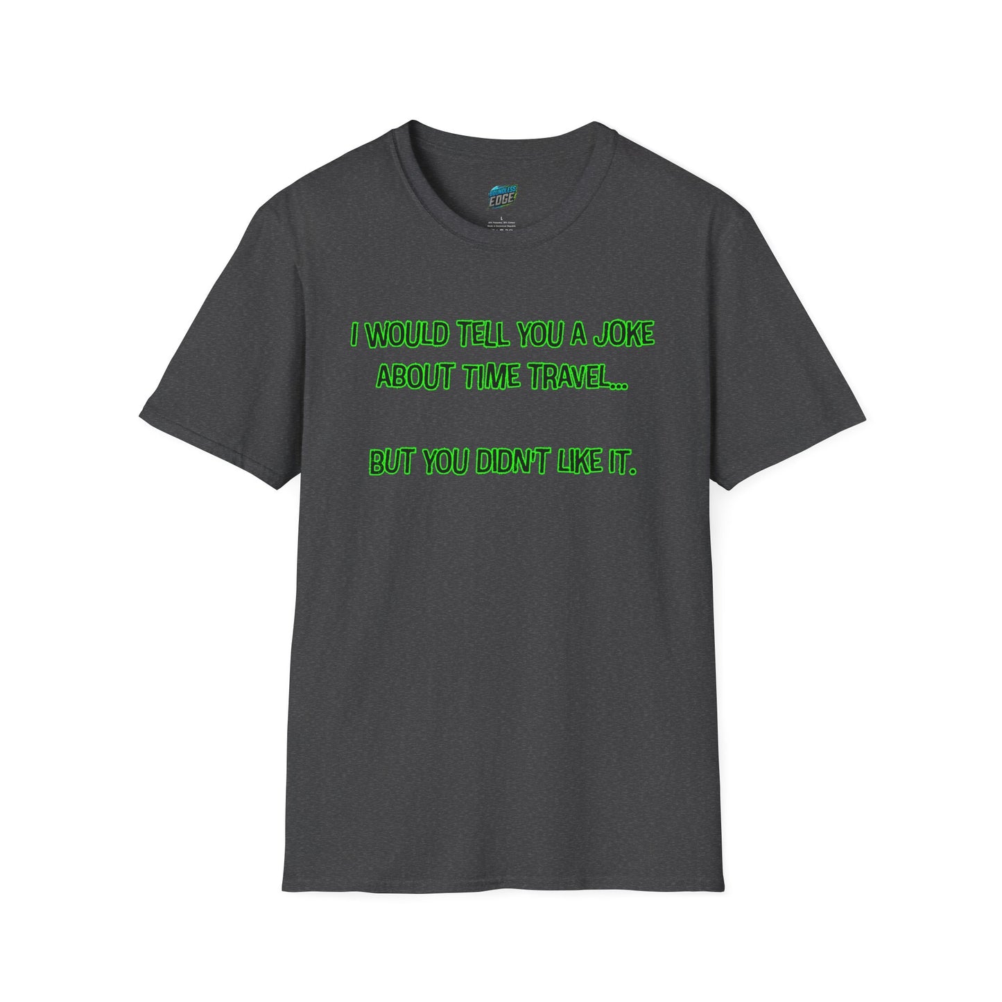 Time Travel Joke Dad Joke Humor Men's Basic T-Shirt