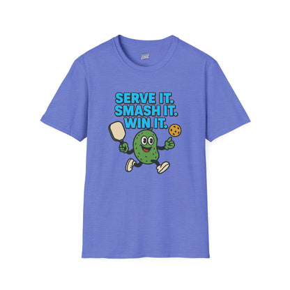 Serve it. Smash it. Win it. Pickleball Men's Basic T-Shirt