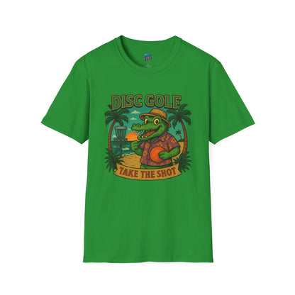 Take the Shot Disc Golf Gator Women's Basic T-Shirt