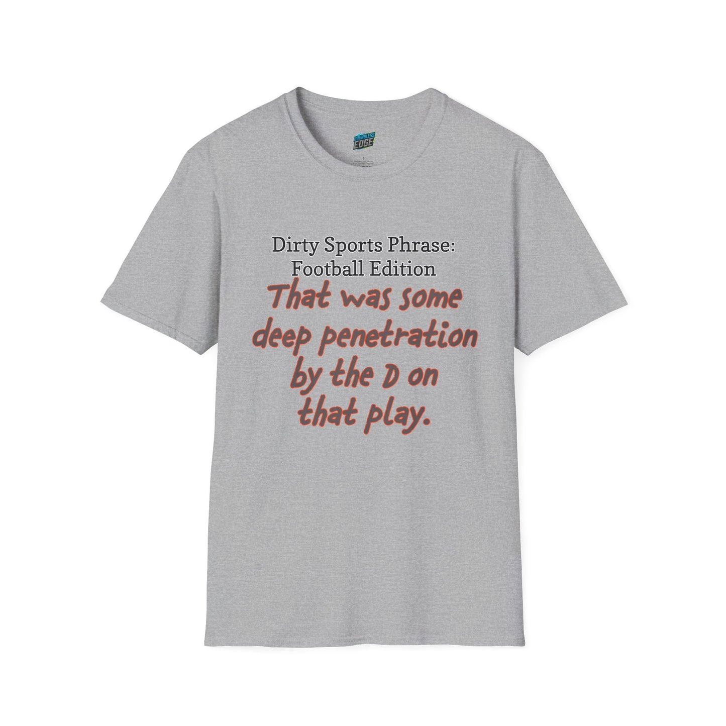 Dirty Sports Phrase Football Humor Women's Basic T-Shirt