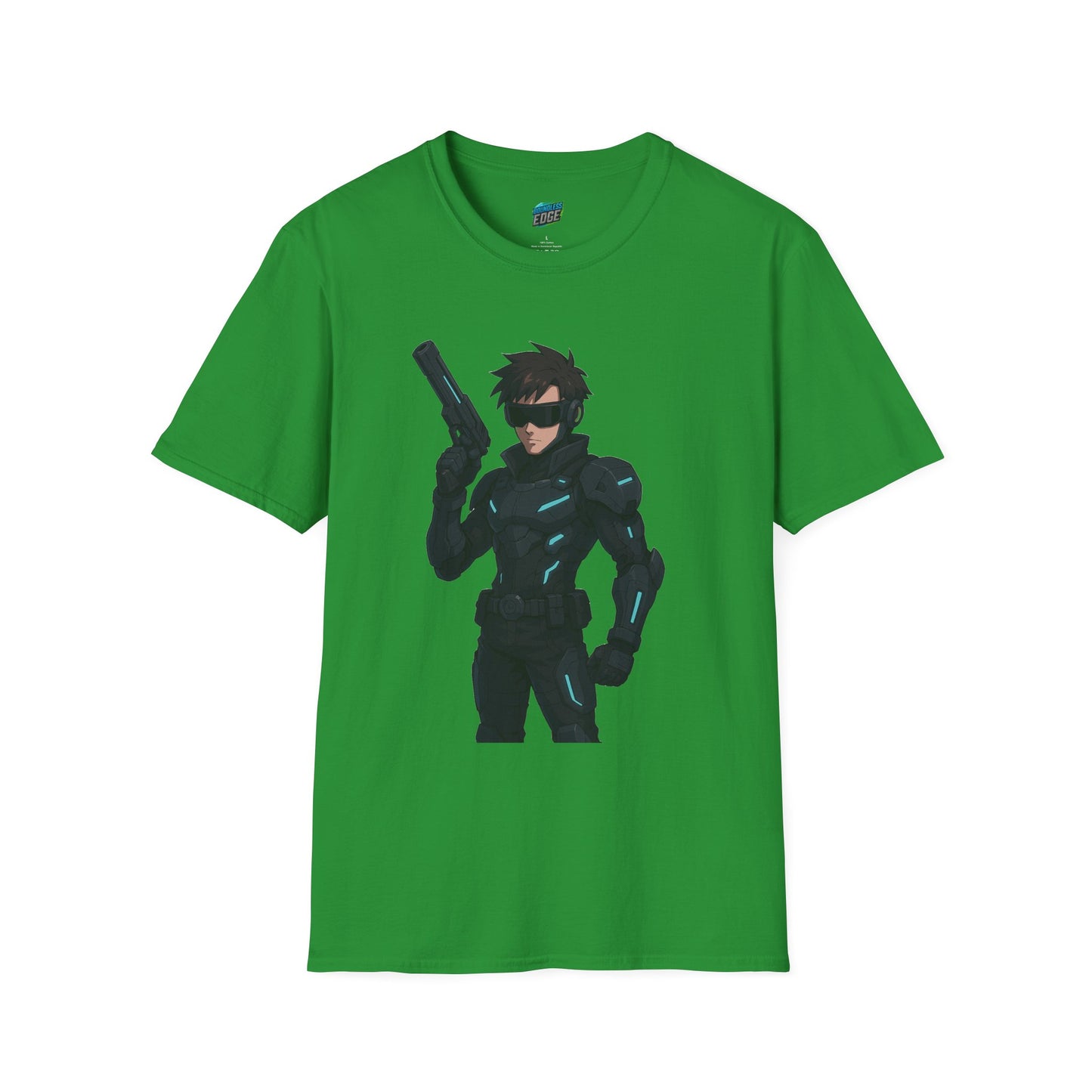 Cyber Agent Anime Men's Basic T-Shirt