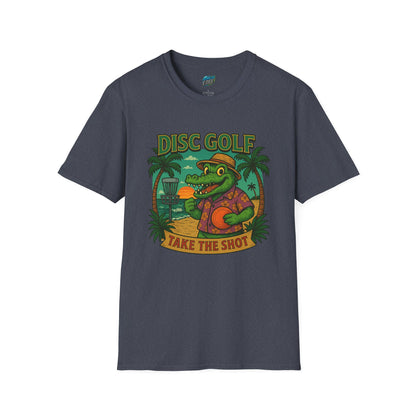 Take the Shot Disc Golf Gator Women's Basic T-Shirt